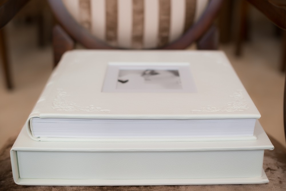 White Leather book