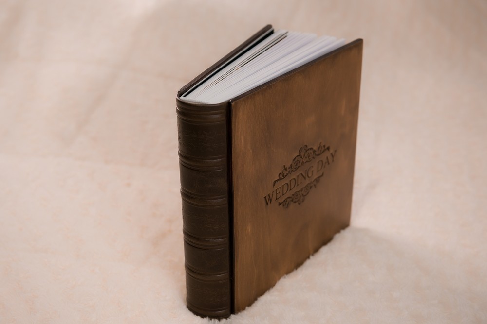 Premium Wooden Book