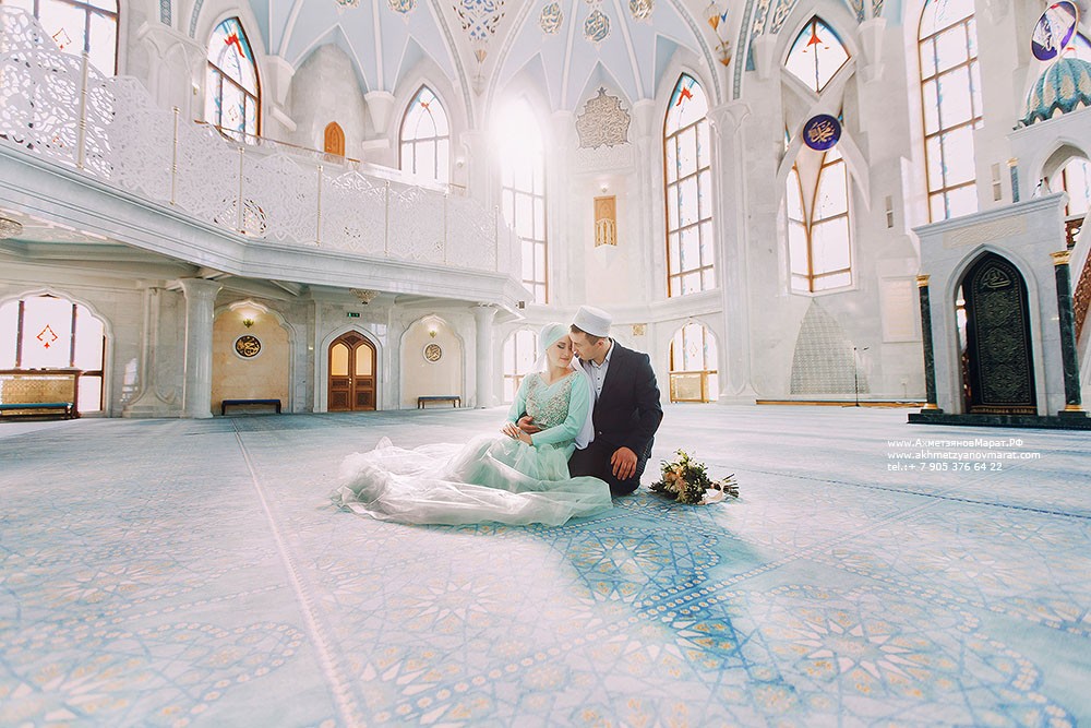 Фотограф на Никах. Никах в мечети Ярдэм, Марджани, Казан Нуры и других мечетях Казани и белая мечеть