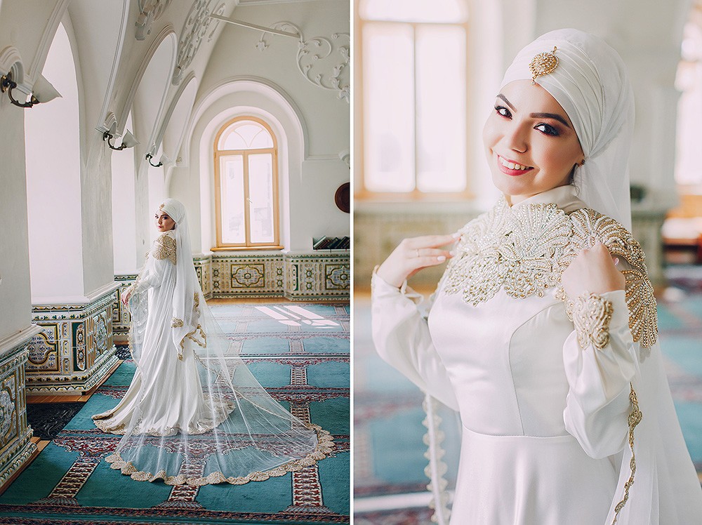 Никах в казани красивая фотосессия в студии, мечеть марджани ярдам кул шариф, платье на никах