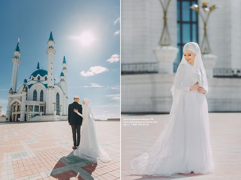 Фотограф на никах казань москва уфа, платье платок украшения на никах, макияж никах, образ невесты