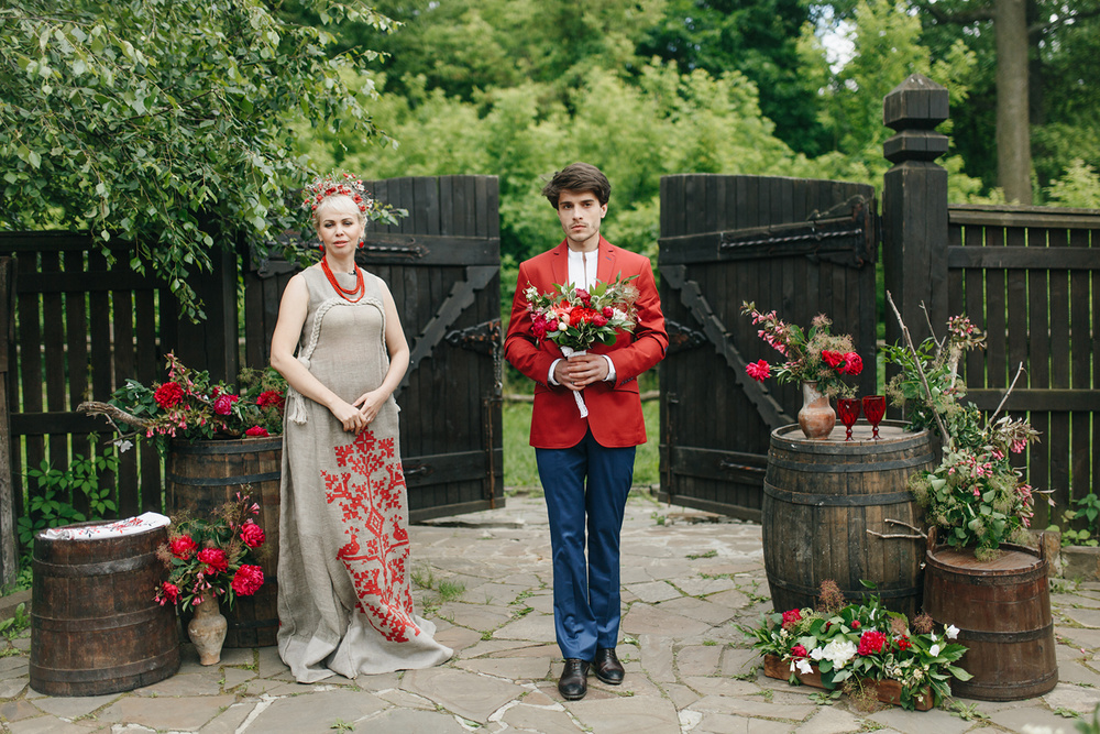 WINE SHADES OF UKRAINIAN WEDDING