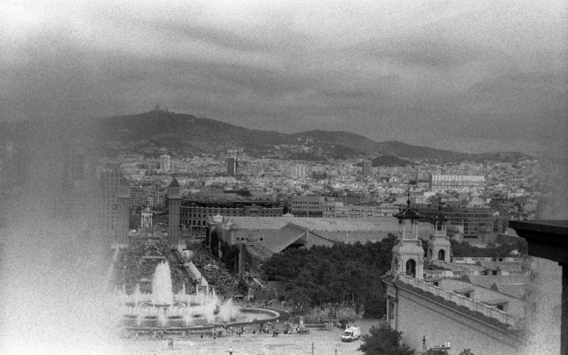 Barcelona in monochrome