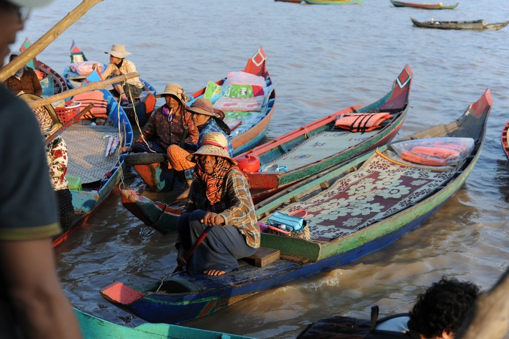 Tonle Sap Lake Boats, Cambodia