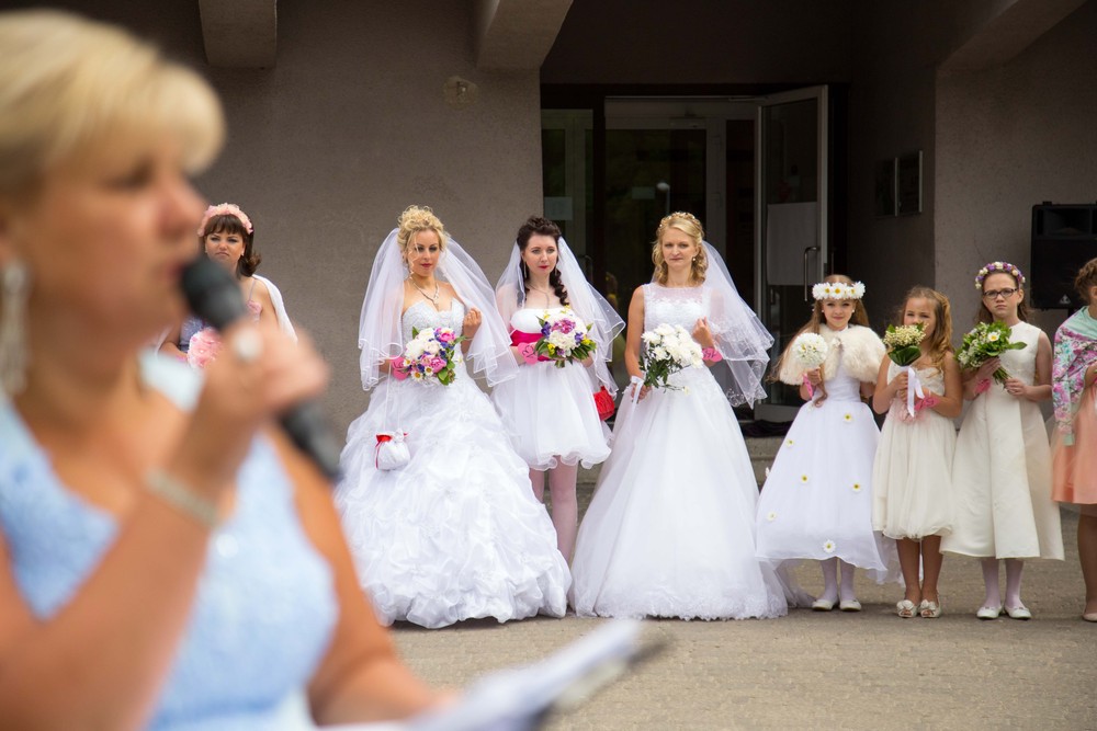 Bride parade Daugavpils