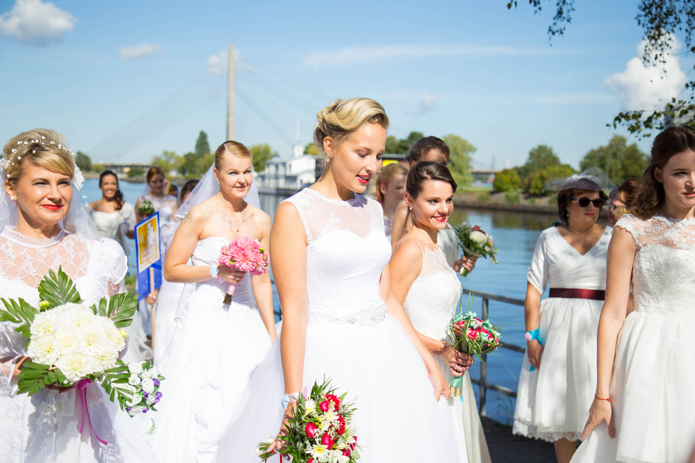 Bride parade Riga