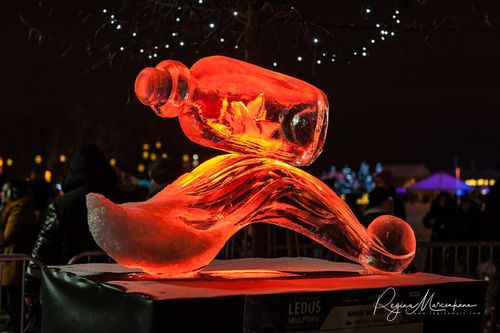 20th International Ice sculpture festival in Jelgava / XX международный фестиваль ледяных скульптур в Елгаве