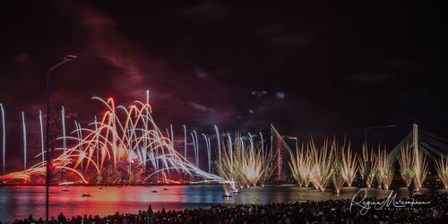 Saules Mūžs fireworks presentation / Световое представление 
