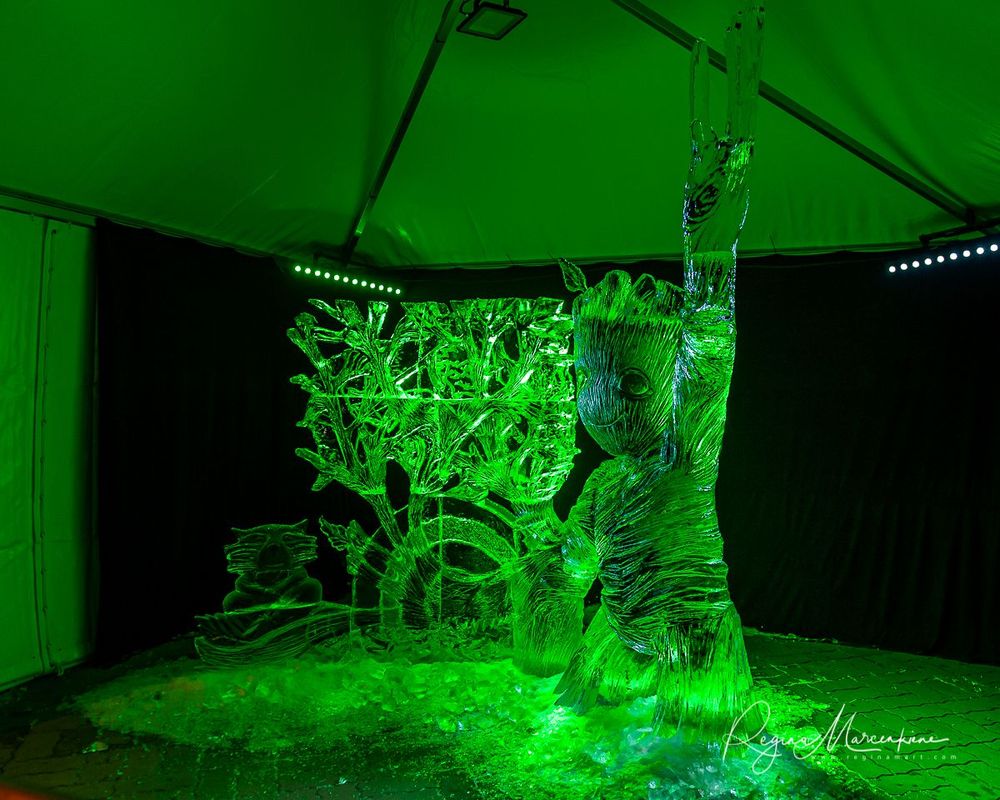 22nd International Ice Sculpture Festival in Jelgava / XXII Международный фестиваль ледовых скульптур в Елгаве22. фестиваля ледяных скульптур