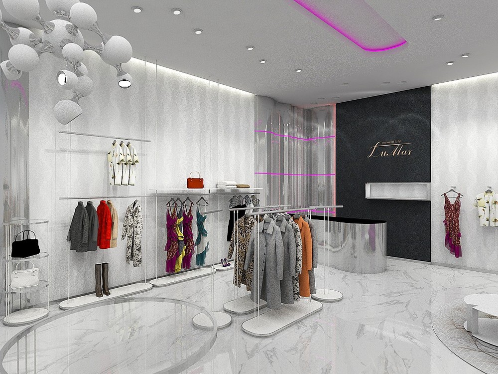 Дизайн бутика женской одежды г. Москва