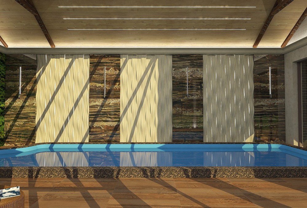 Дизайн интерьера бассейна