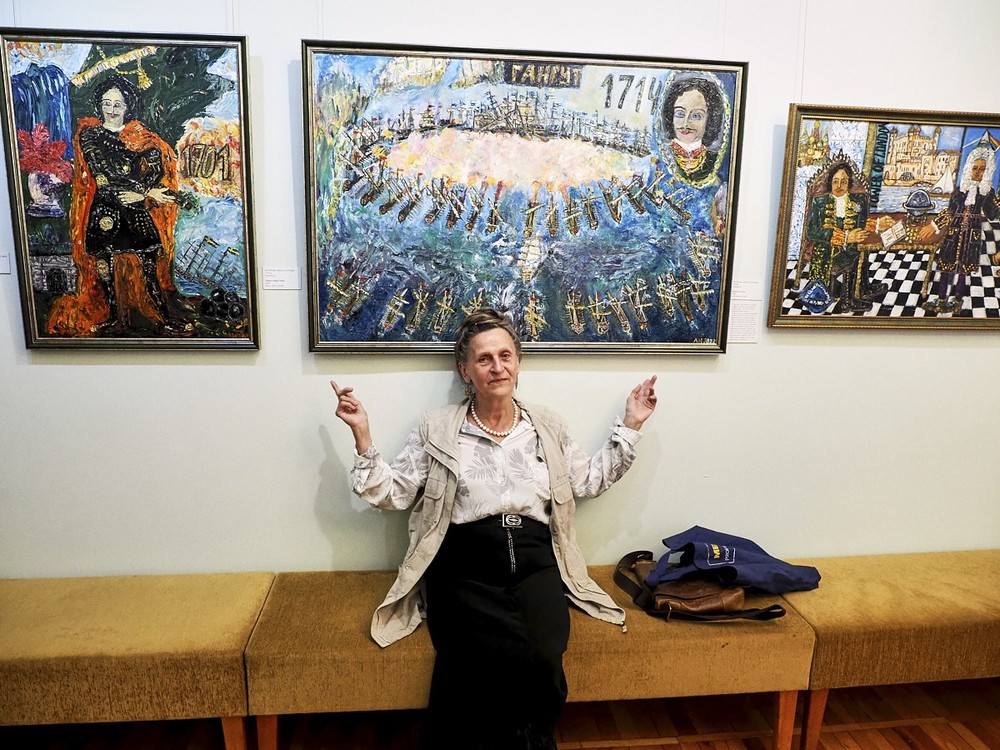 Наивные художники про Петра Великого выставка в Оренбурге