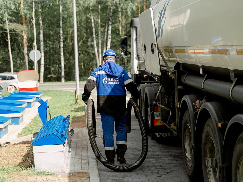 Имиджевая съемка для АЗС Газпром