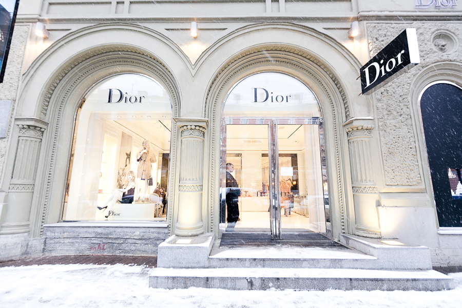 Бранч в бутике Dior