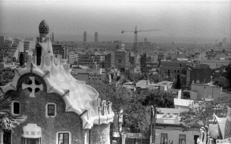 Barcelona in monochrome