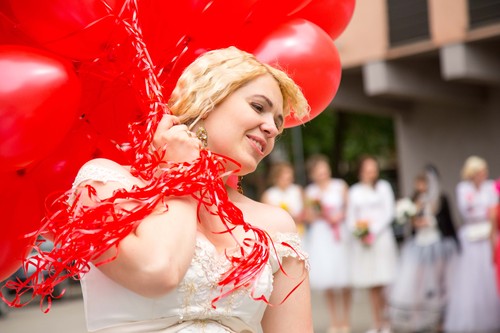 Bride parade Daugavpils