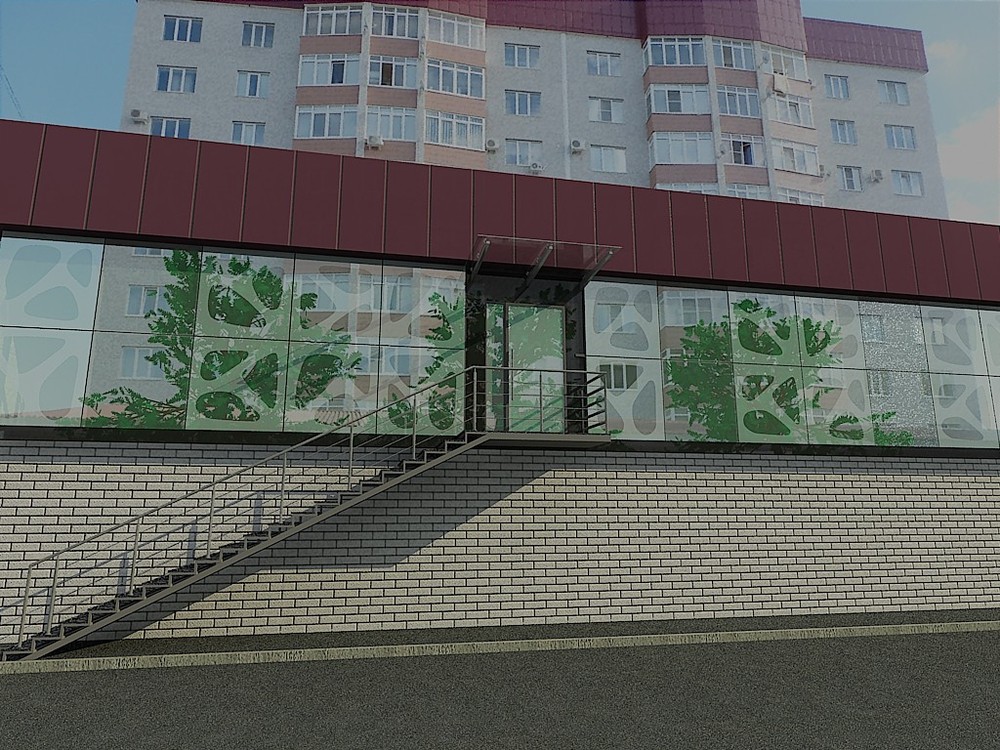 Графические решения фасадов надстройки г. Черкесск