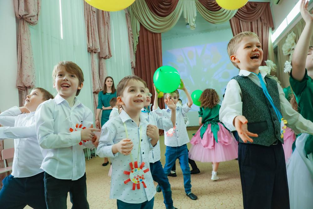 Съемка в детском саду