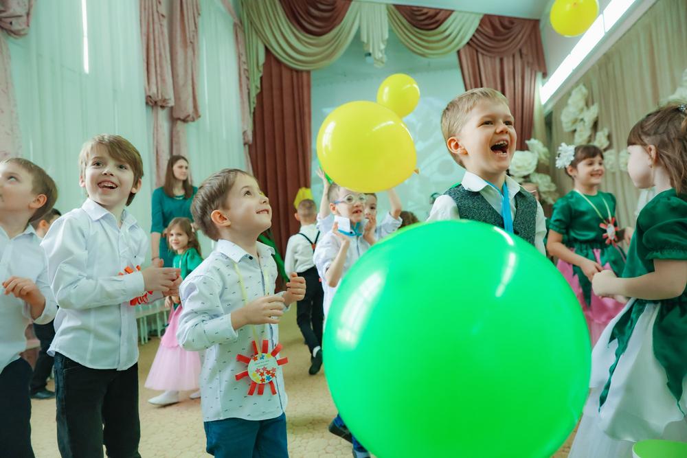 Съемка в детском саду