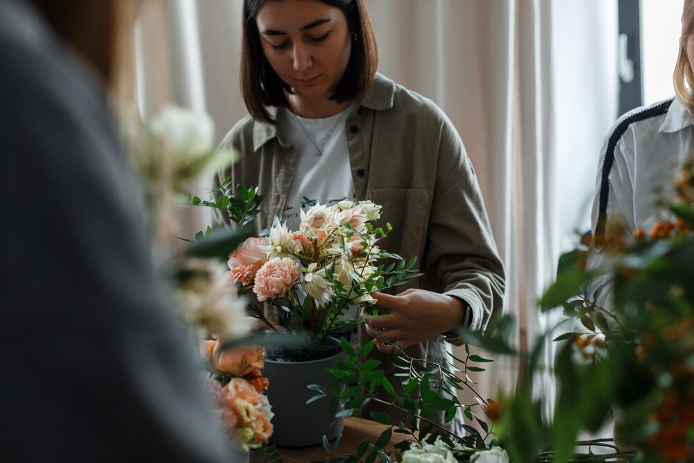 Мастер-класс по флористике от Lastochka Flowers