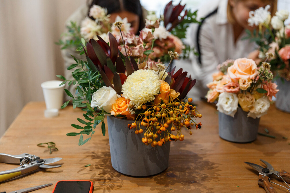 Мастер-класс по флористике от Lastochka Flowers