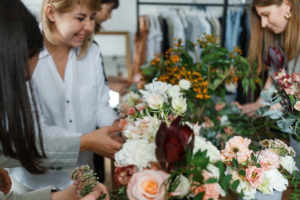 Мастер-класс по флористике от Lastochka Flowers