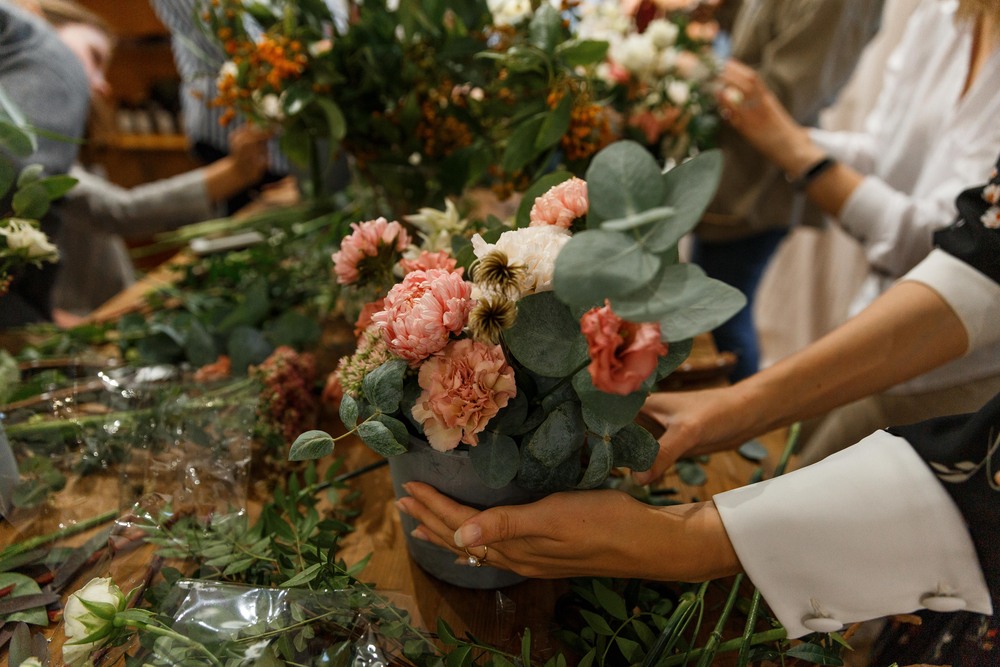 Мастер-класс по флористике от Lastochka Flowers