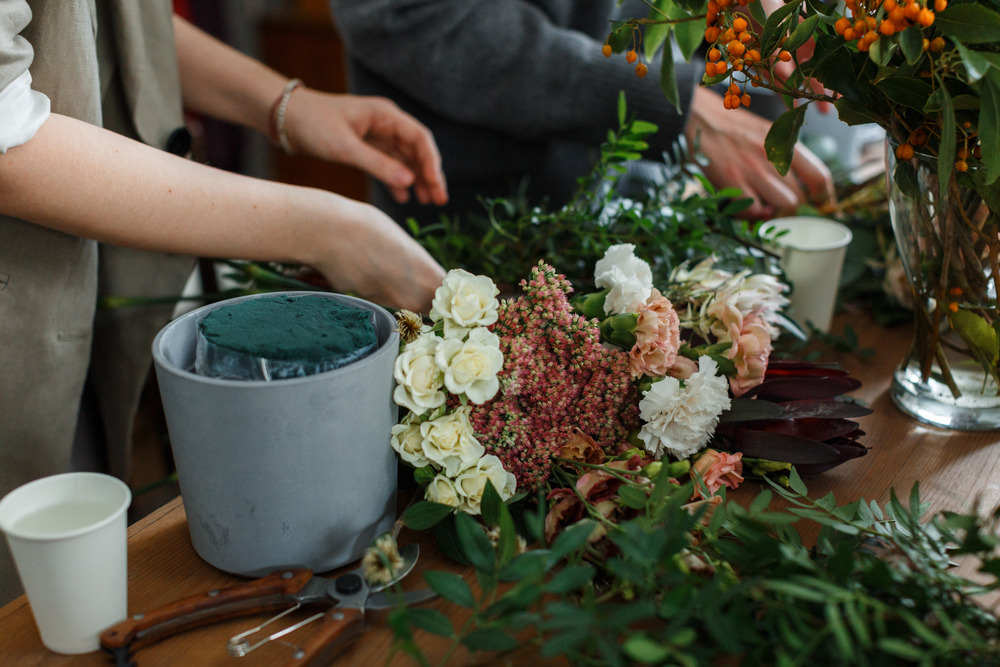 Мастер-класс по флористике от Lastochka Flowers