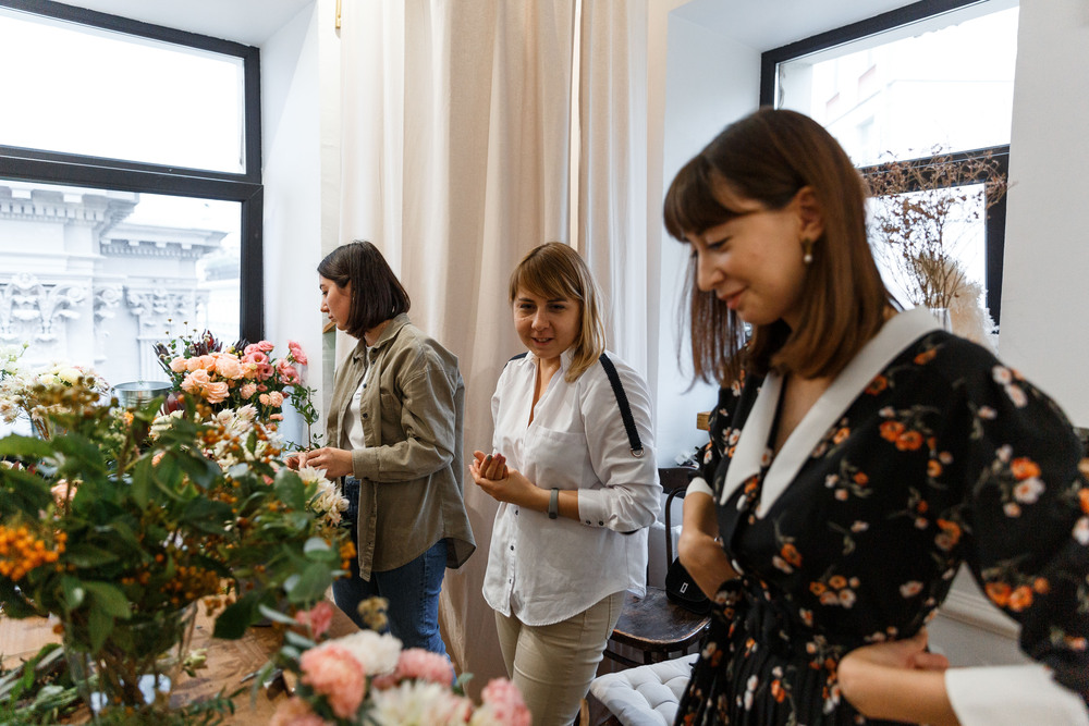 Мастер-класс по флористике от Lastochka Flowers