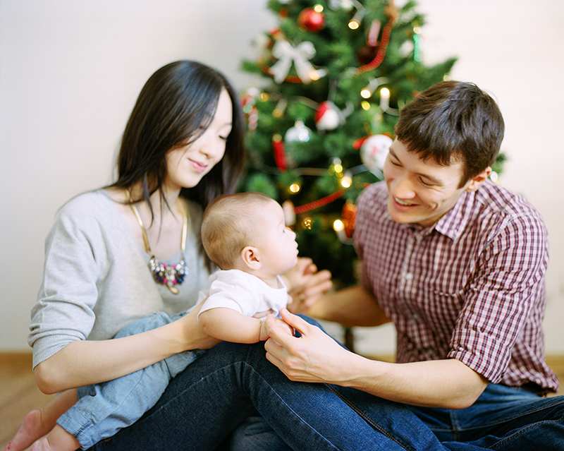 FAMILY - Лена, Андрей и Аня: первый Новый год